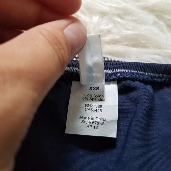 J Crew Striped Ruched Swim Bikini Bottom - Picture 4 of 6